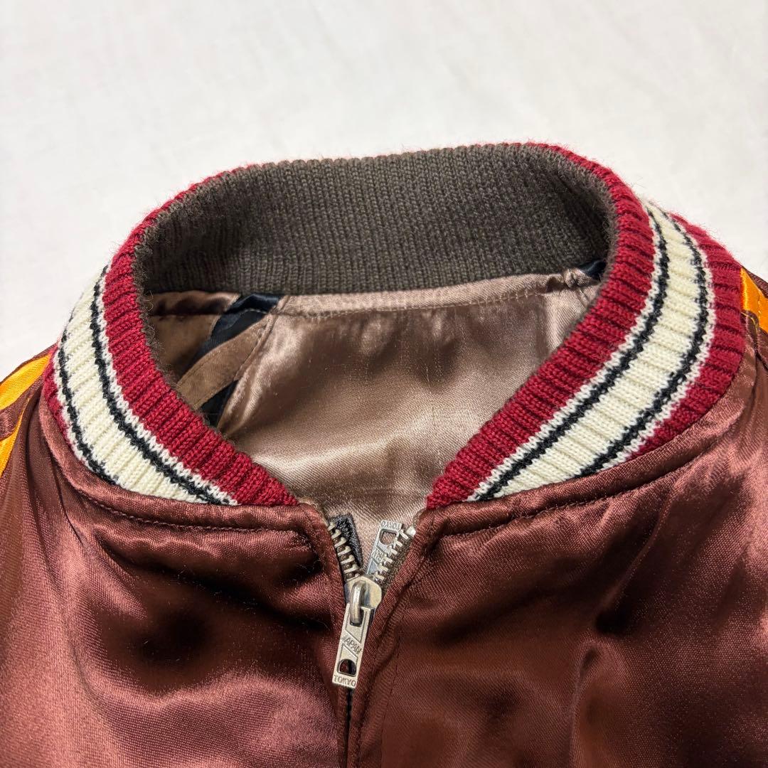 【AVIREX】アヴィレックス　スカジャン　両面　サイズ:L スーベニア