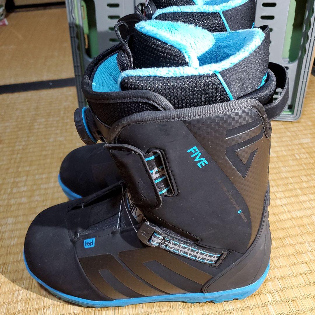 美品！head FIVE BOA JP スノーボードブーツ US8 26cm