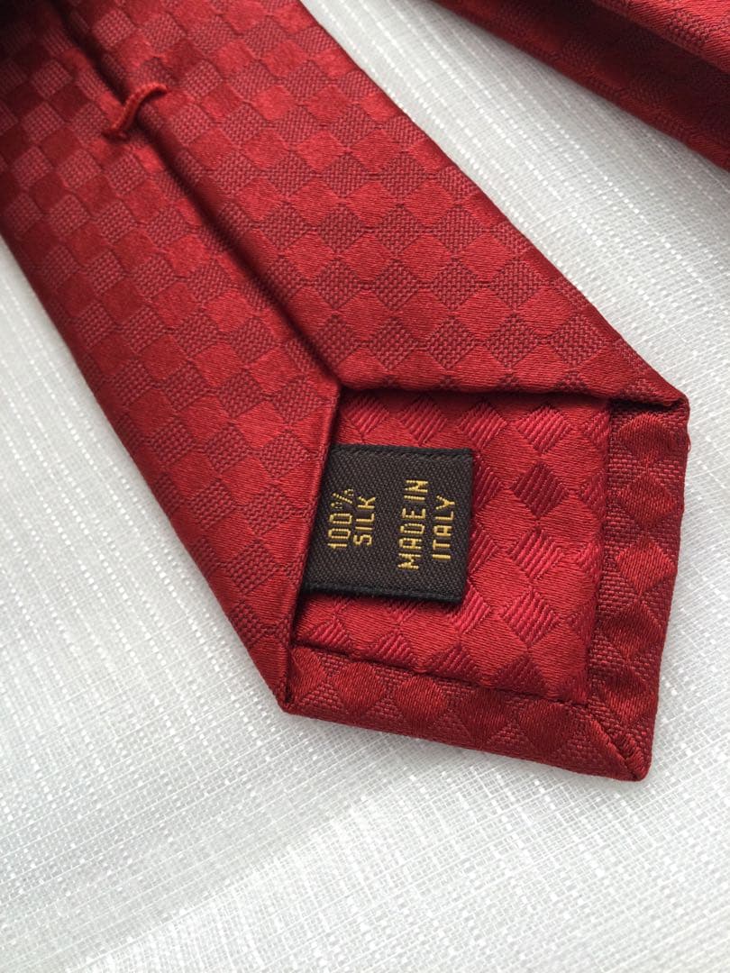 新品未使用　ルイヴィトン LOUIS VUITTON ダミエパターン ネクタイ