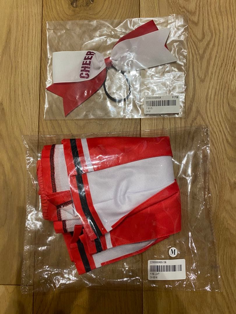 チアクラブ ユニフォーム Mサイズ リボン