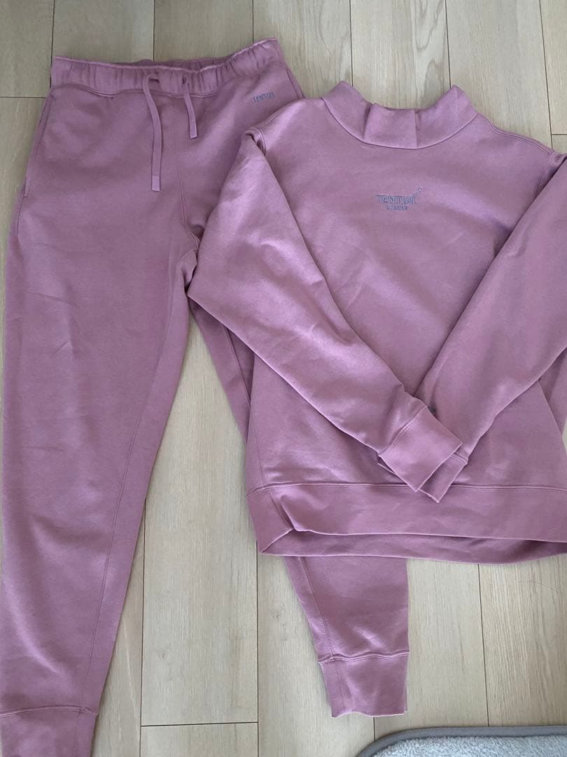 TENTIAL BAKUNEリカバリーウェア ピンク スウェットセット