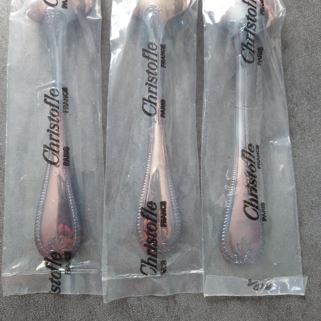 クリストフル マルメゾン 未開封 コーヒースプーン 3点 ②