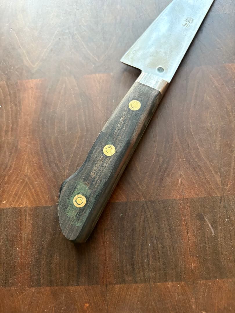 正本　最上　骨スキ　180mm 包丁　捌き　解体　和包丁　本職　炭素鋼