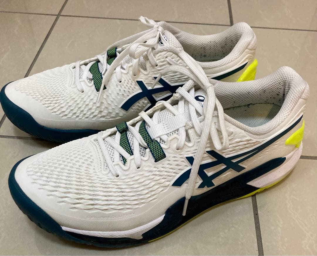 アシックス ゲルレゾリューション 9 27.5cmオールコートWIDE テニス