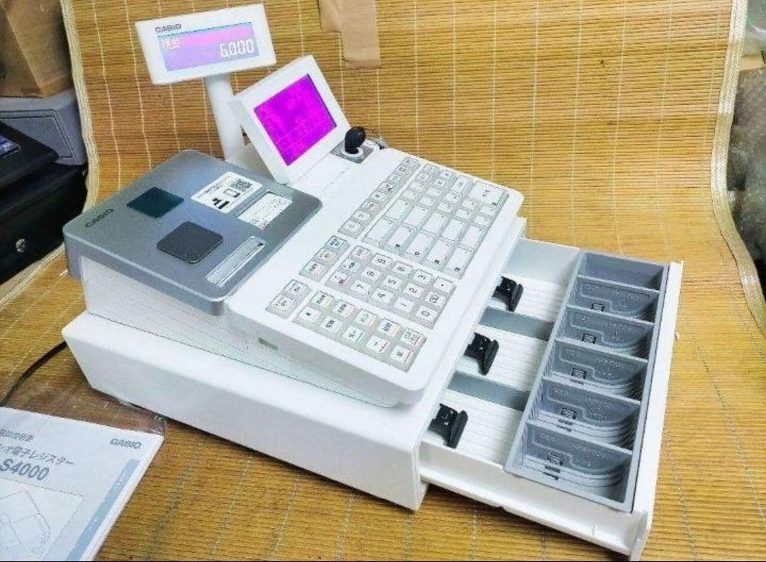 カシオレジスター　SR-S4000　スマホ連携Bluetooth　772767