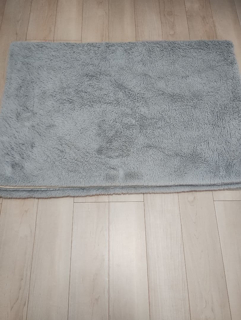 ニトリ アクセントラグ ウサギ2 ライトグレー