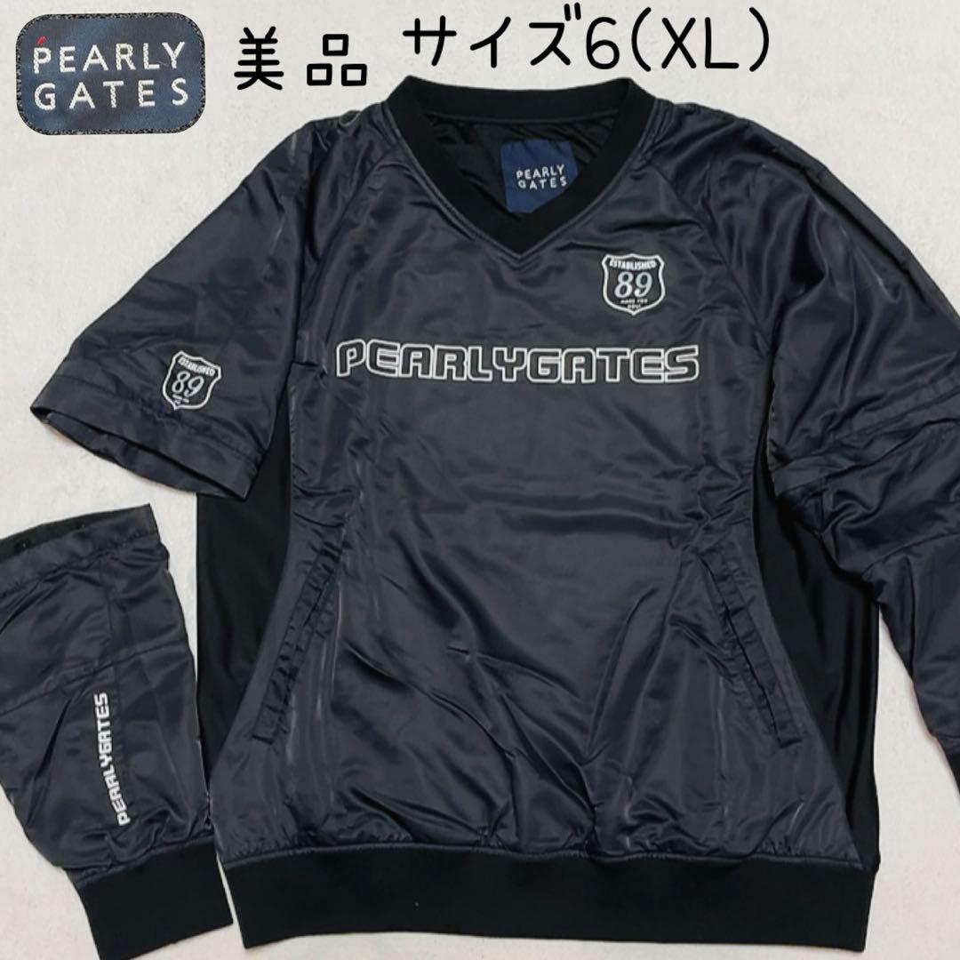 美品　パーリーゲイツ スニード　２WAY　メッシュ　サイズ6　XL　ブラック　黒