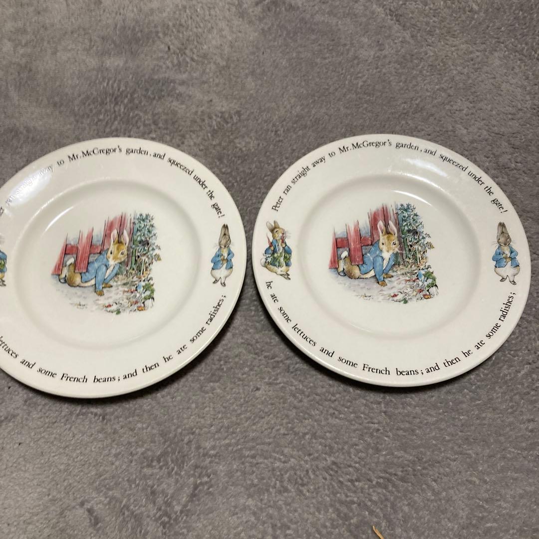 ウエッジウッド ピーターラビット　食器12枚セット　おまけ付き皿2枚