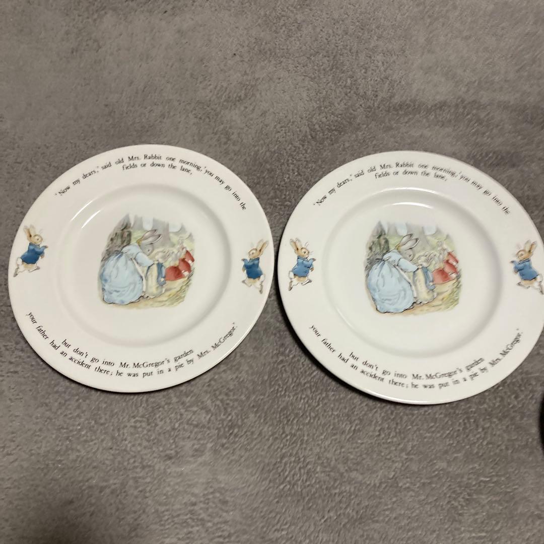 ウエッジウッド ピーターラビット　食器12枚セット　おまけ付き皿2枚