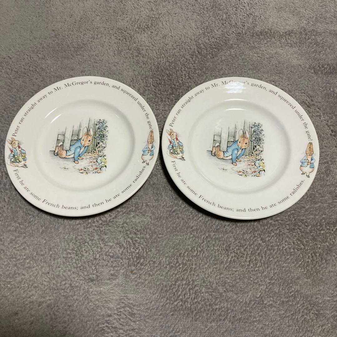 ウエッジウッド ピーターラビット　食器12枚セット　おまけ付き皿2枚
