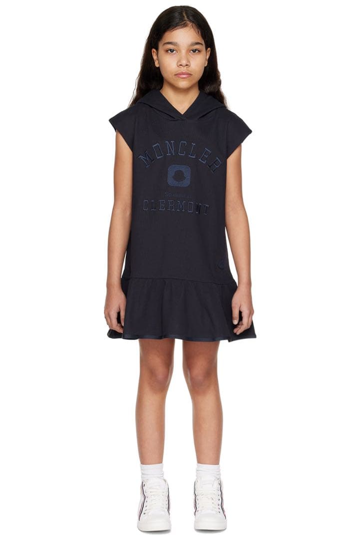 お値下げ✨大人もOK⭐️MONCLER ブラック ノースリーブワンピース・14A