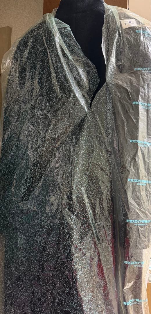 Burberry 黒 ロングコート　7AR アンゴラ、羊毛　未使用