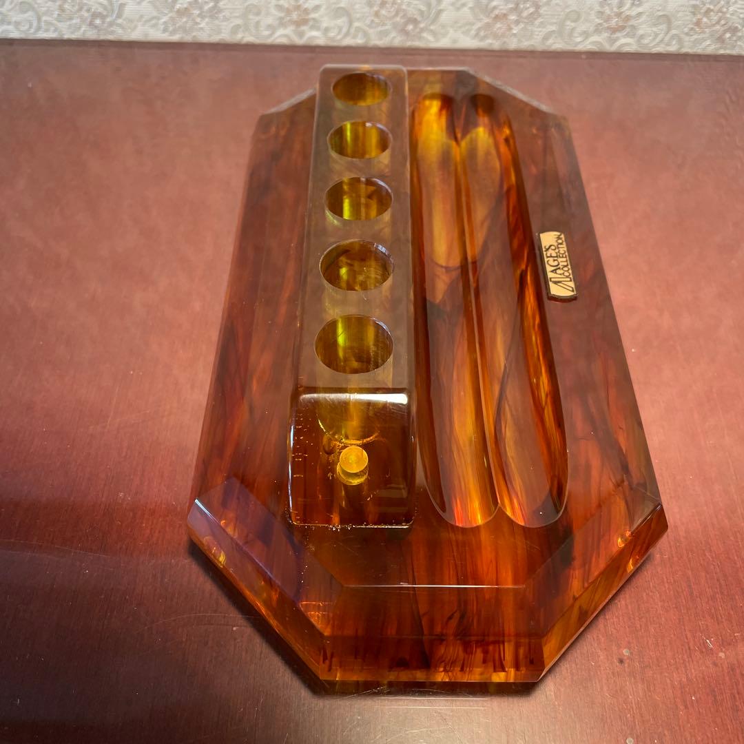 アクリル ペン立て 八角形