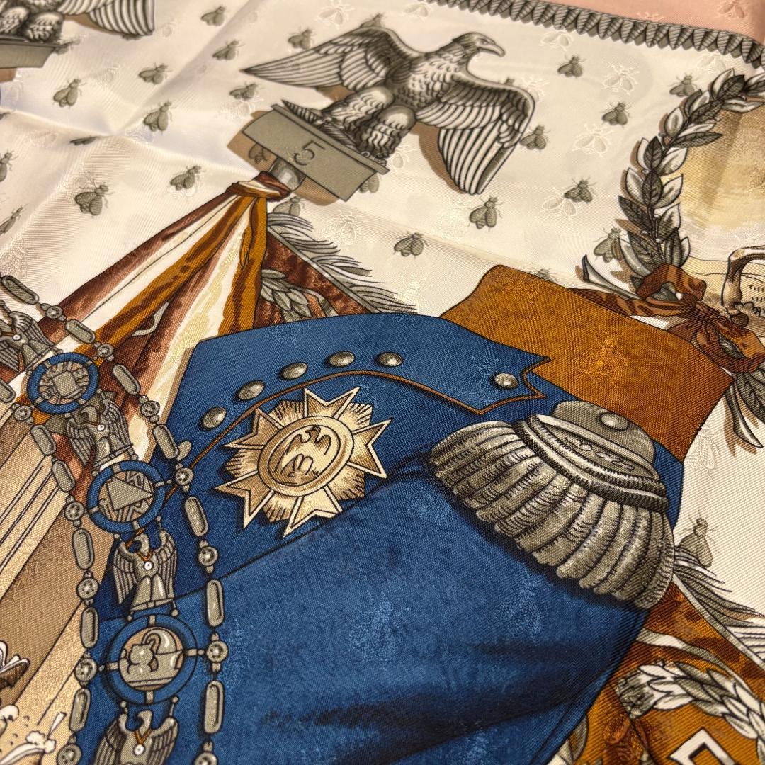 エルメス（HERMES）、スカーフ、ナポレオン（NAPOLEON）、新品