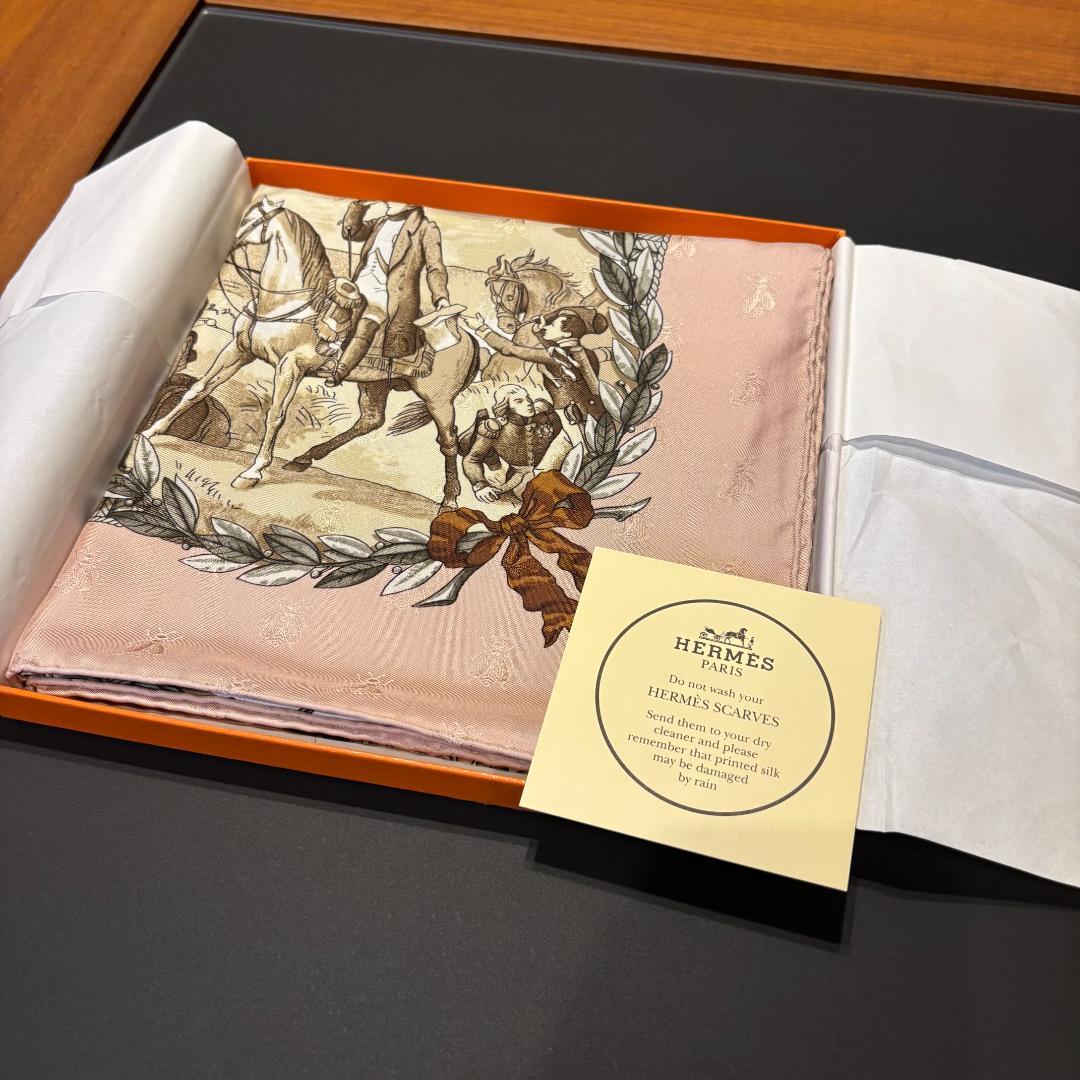 エルメス（HERMES）、スカーフ、ナポレオン（NAPOLEON）、新品