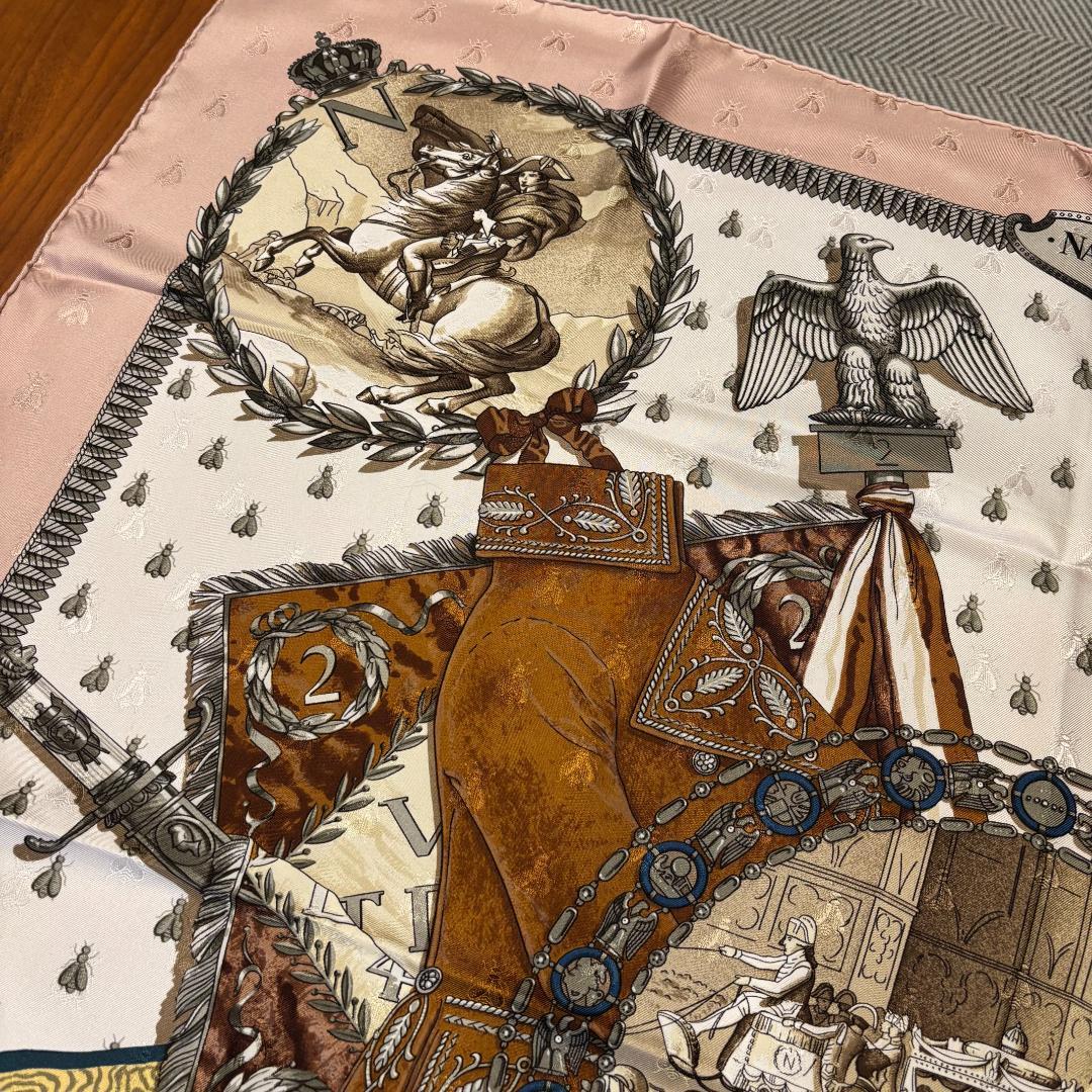 エルメス（HERMES）、スカーフ、ナポレオン（NAPOLEON）、新品