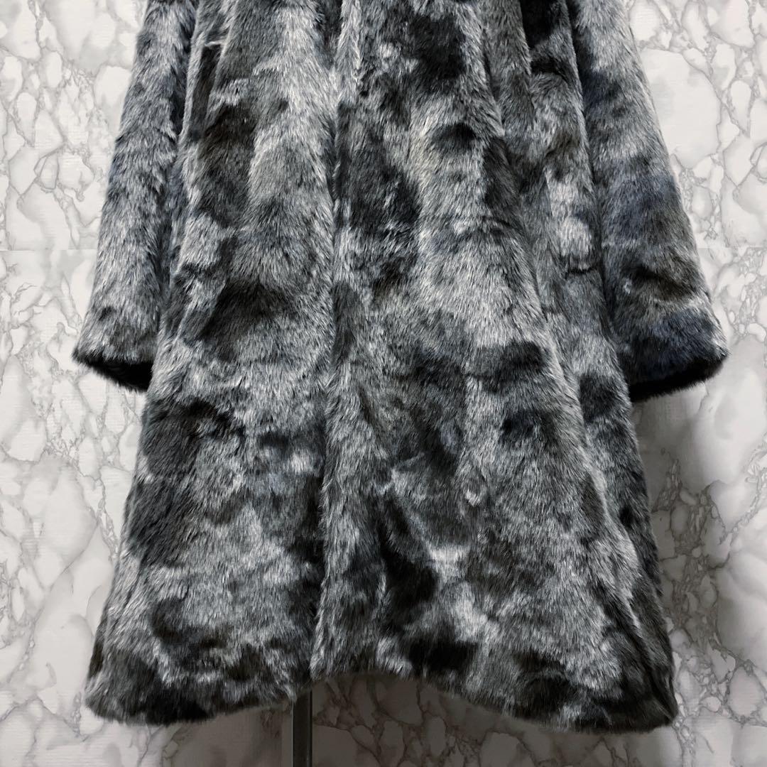 新品タグ付き　BALENCIAGA コレクションライン　ファーロングコート　正規