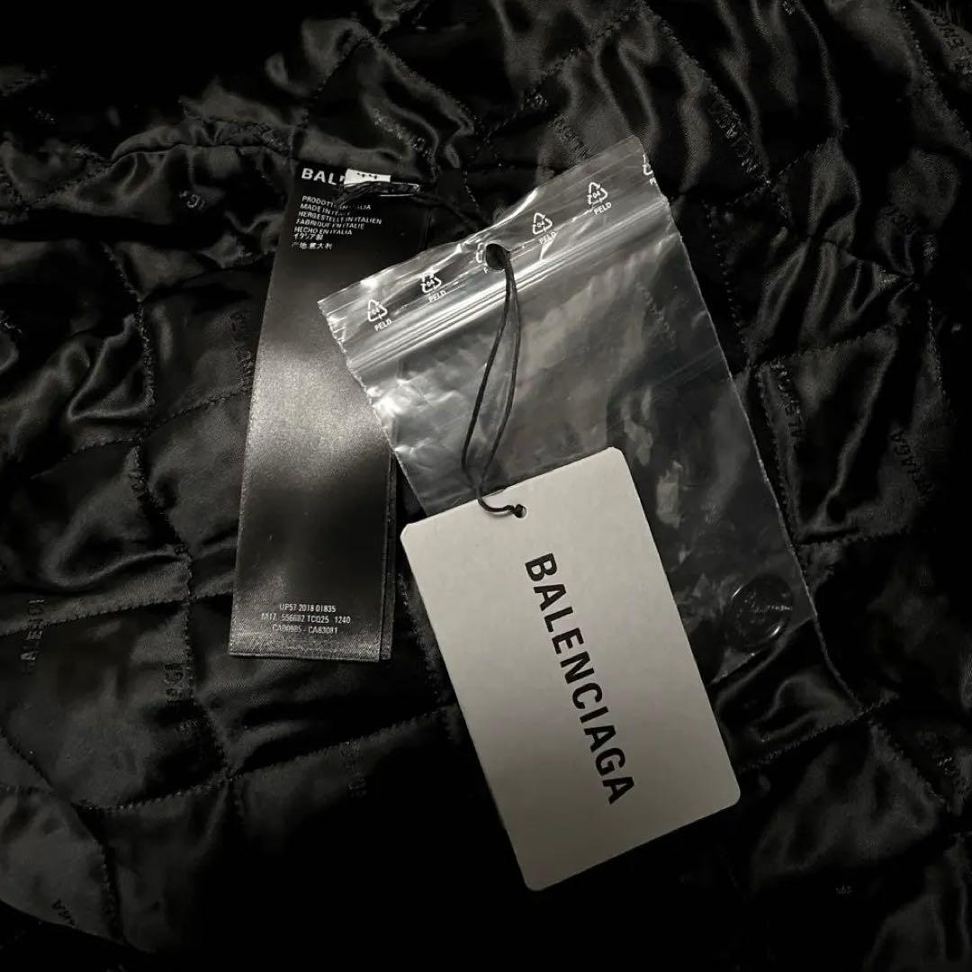 新品タグ付き　BALENCIAGA コレクションライン　ファーロングコート　正規