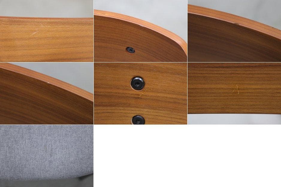 在庫2脚 ノーウェアライクホーム カペル3 ダイニングチェア ウォールナット