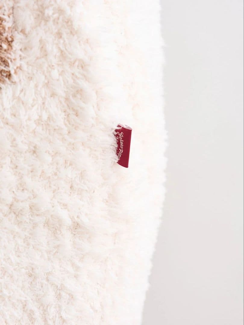 ジェラートピケ スノーベア ジャガード ショール カーディガン ジェラピケ