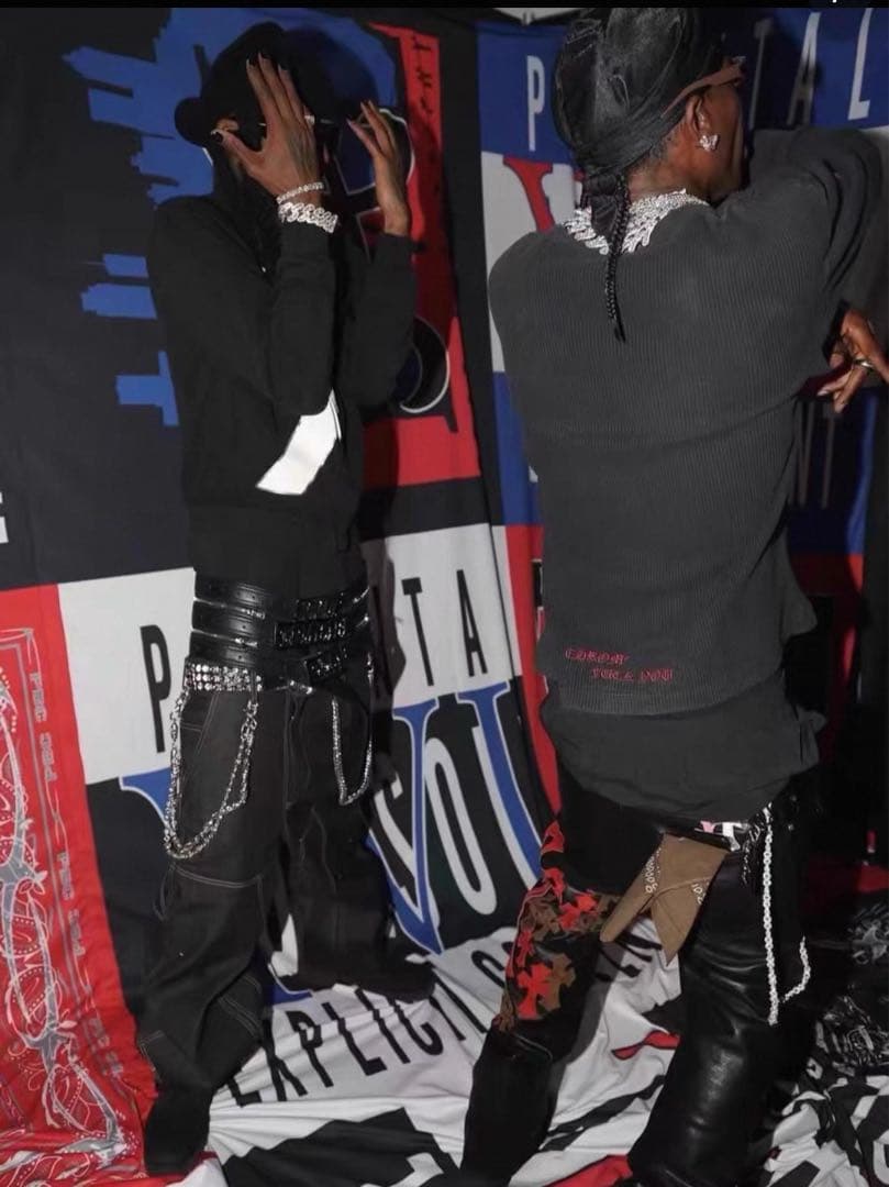 希少クロムハーツ サーマル ロングスリーブ 刺繍 ヴィンテージ 90s