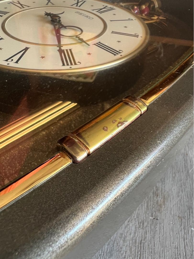 SEIKO セイコー パペット 柱時計 壁掛け時計 電池式 インテリア