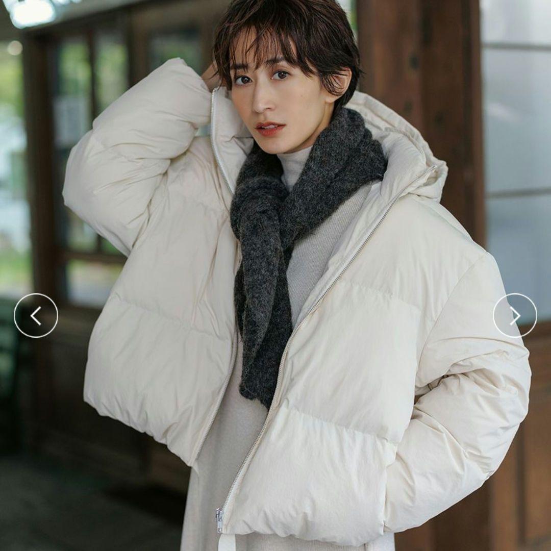 新品タグ付　フレンチダウンジャケット　白　Mila Owen