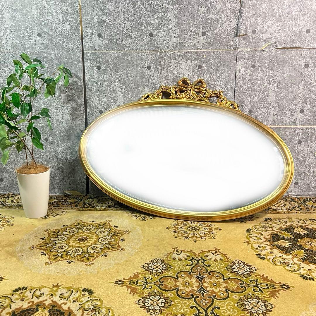 ꧁イタリア製家具꧂ウォールミラー 壁掛け鏡 王宮 アンティーク ヴィンテージ