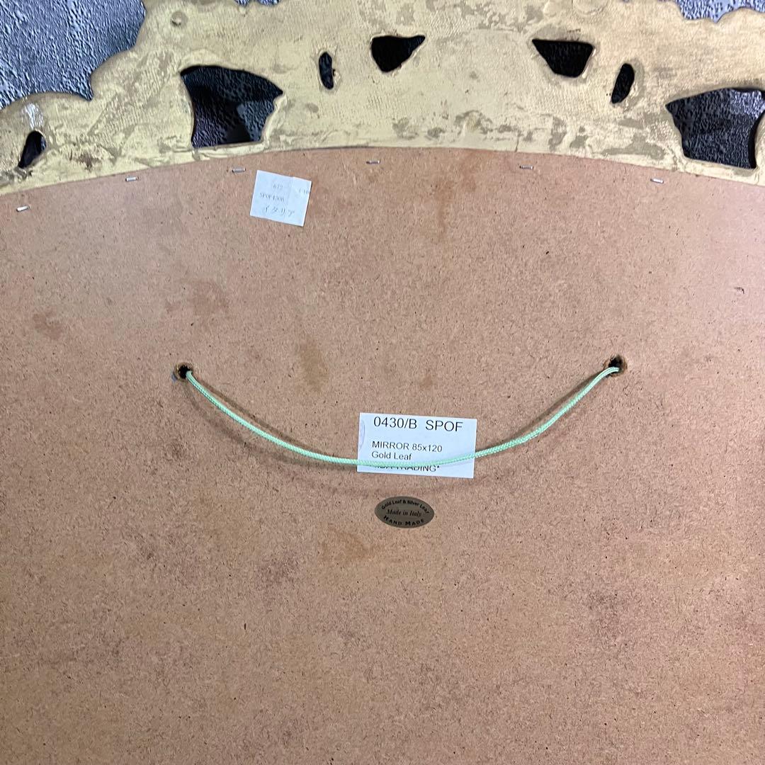 ꧁イタリア製家具꧂ウォールミラー 壁掛け鏡 王宮 アンティーク ヴィンテージ