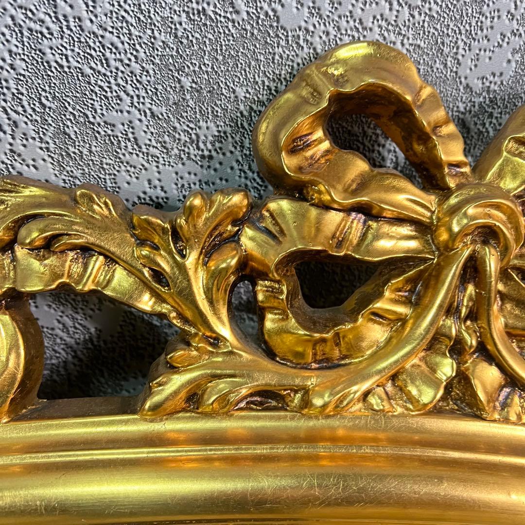 ꧁イタリア製家具꧂ウォールミラー 壁掛け鏡 王宮 アンティーク ヴィンテージ