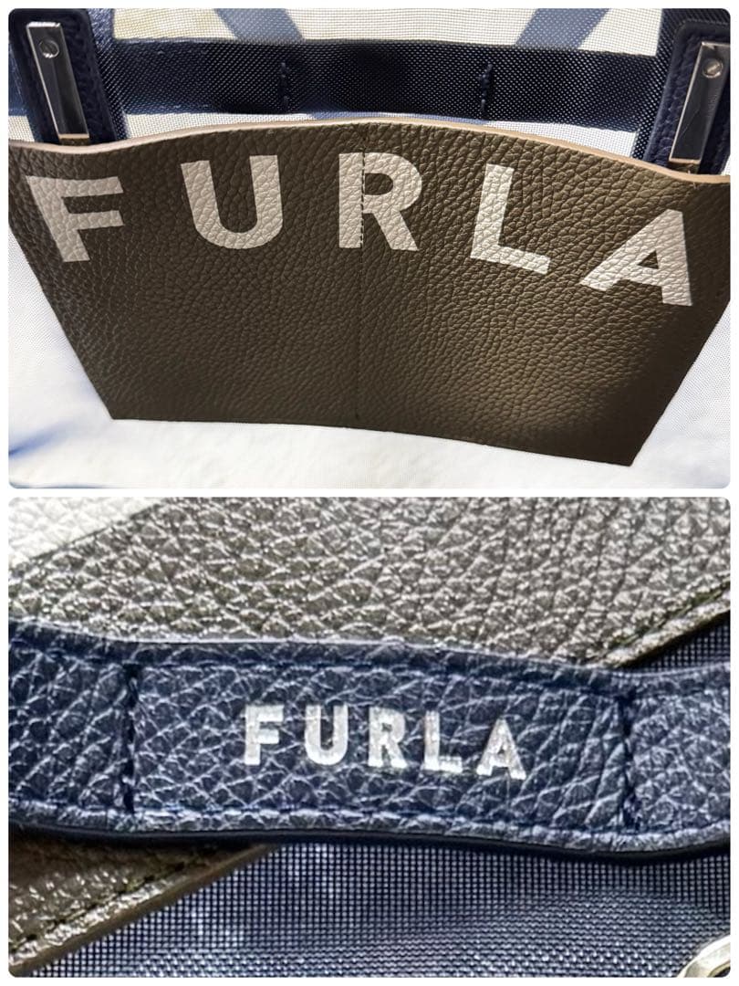 フルラ ジョーヴェ トートバッグ ビジネス マルチカラー メッシュ 大容量