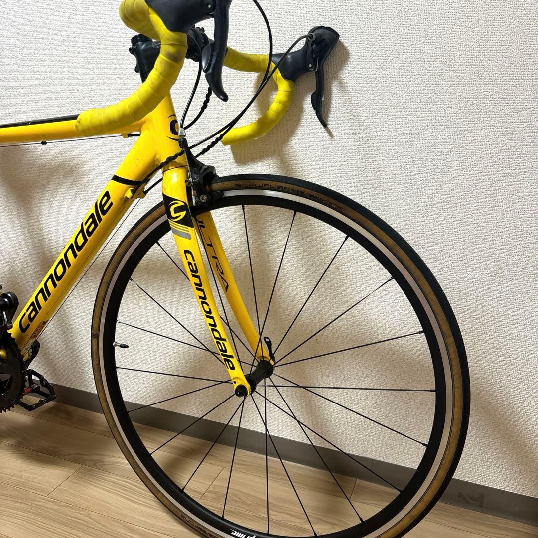 キャノンデール caad8 48サイズ 8.8g イエロー ロードバイク