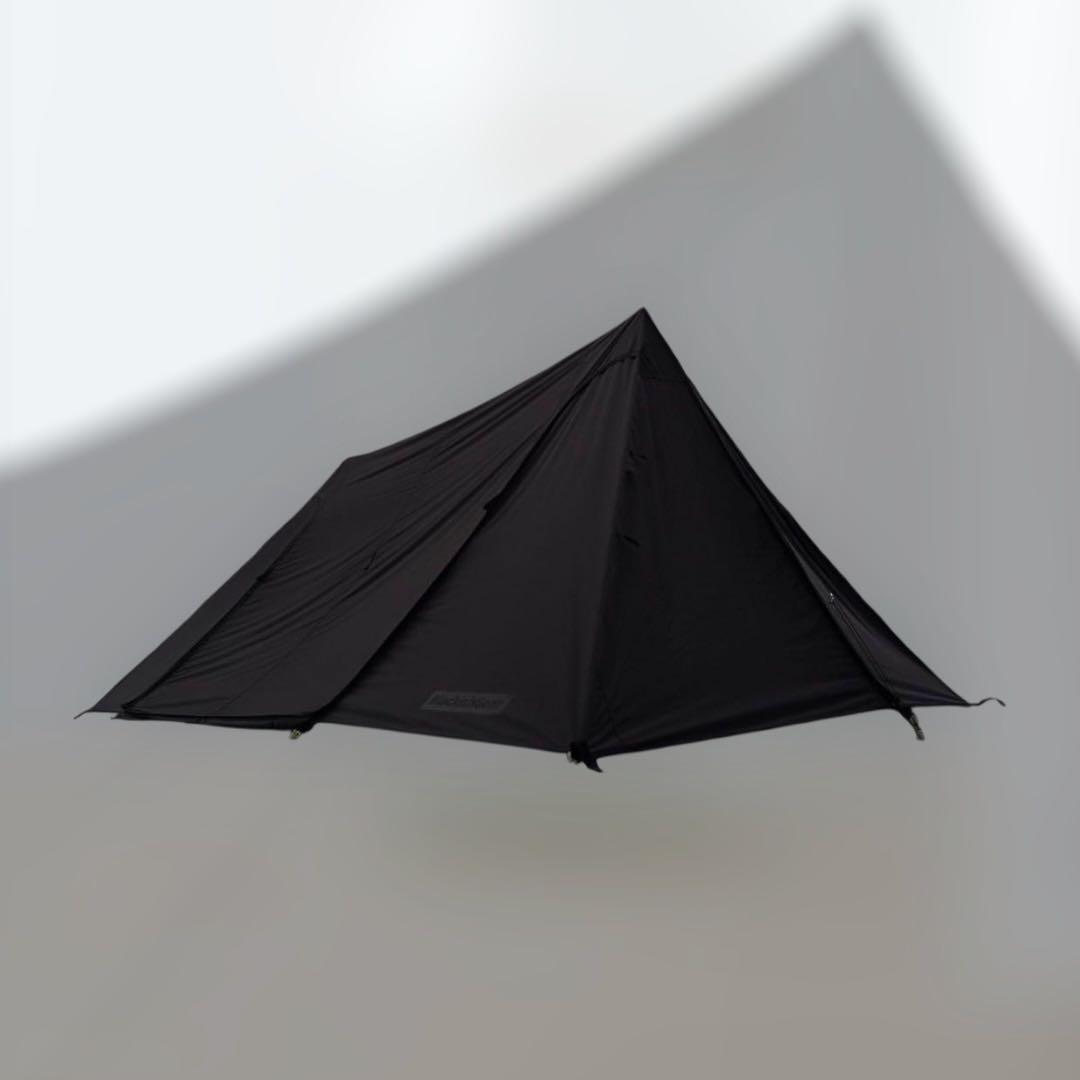 9125.ブラキッシュギア 2ポールテント ブラックシェルターツイン