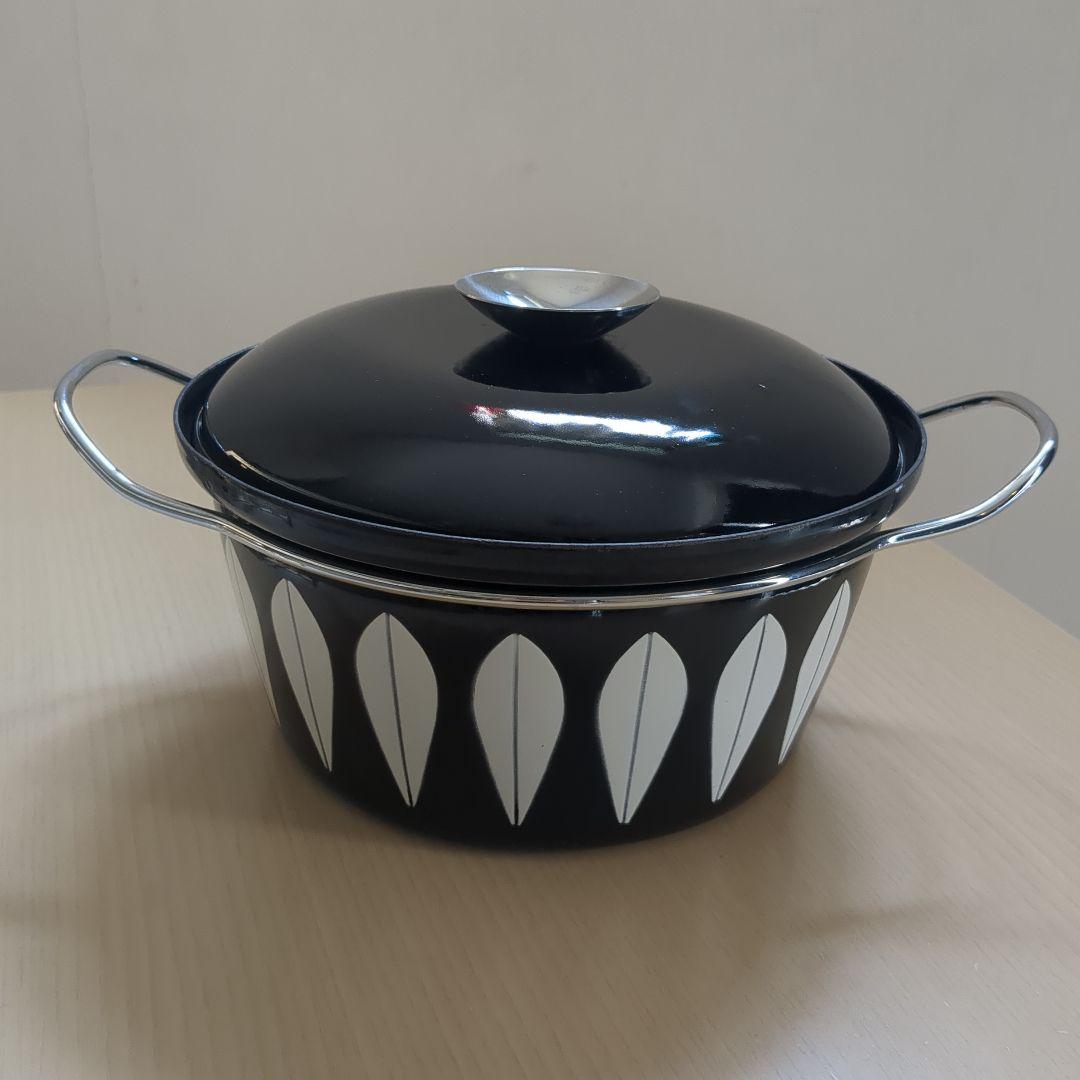 キャサリンホルム　ホーロー鍋　ブラック