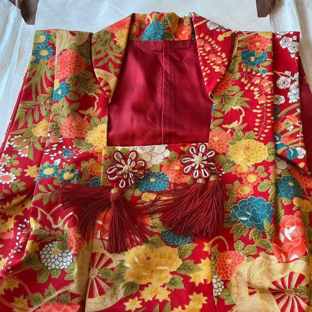 七五三　3歳女の子　着物　3点セット　値引き交渉大歓迎