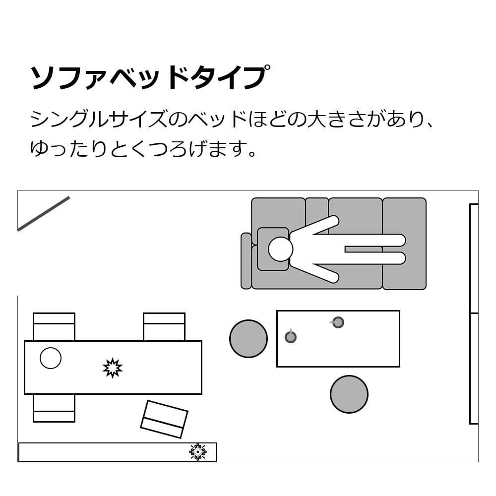 ソファー 3人掛け ソファ 多機能ソファベッド 収納機能 引き出し オットマン