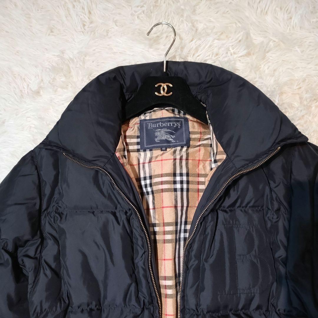 美品✨️　バーバリー　ノバチェック　ダウンジャケット　ミドル