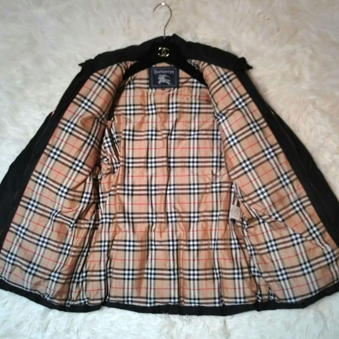 美品✨️　バーバリー　ノバチェック　ダウンジャケット　ミドル