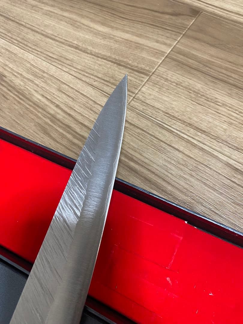 黒崎 優 牛刀包丁 300mm 特注 風神 ターコイズ柄 SG2