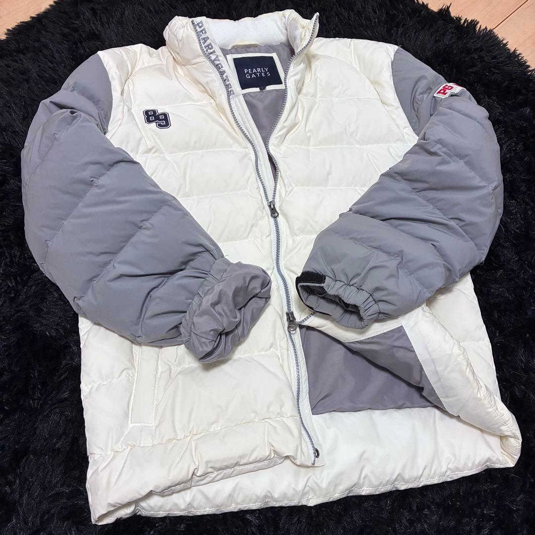 パーリーゲイツ 2way ダウンジャケット 大きいサイズ XL フード