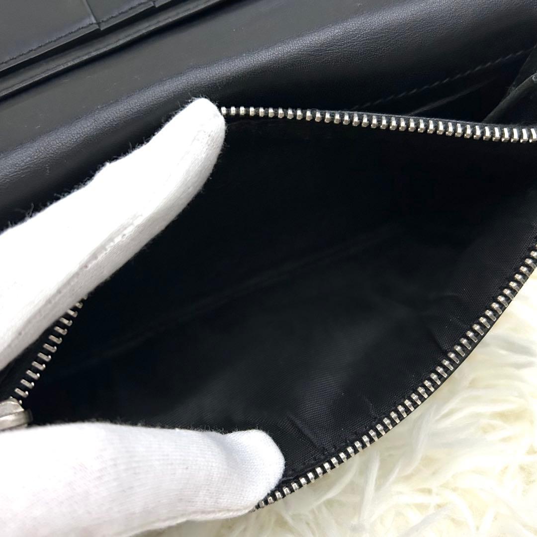 【美品】SAINT LAURENT サンローラン クロコダイル　長財布 箱付き