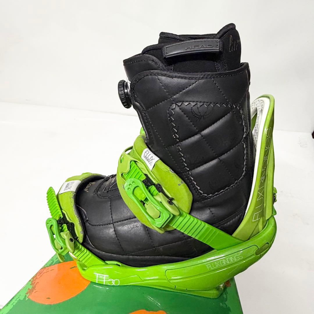 2点セットブーツ無しSALOMON FLUX スノボセット　サロモン　フラックス