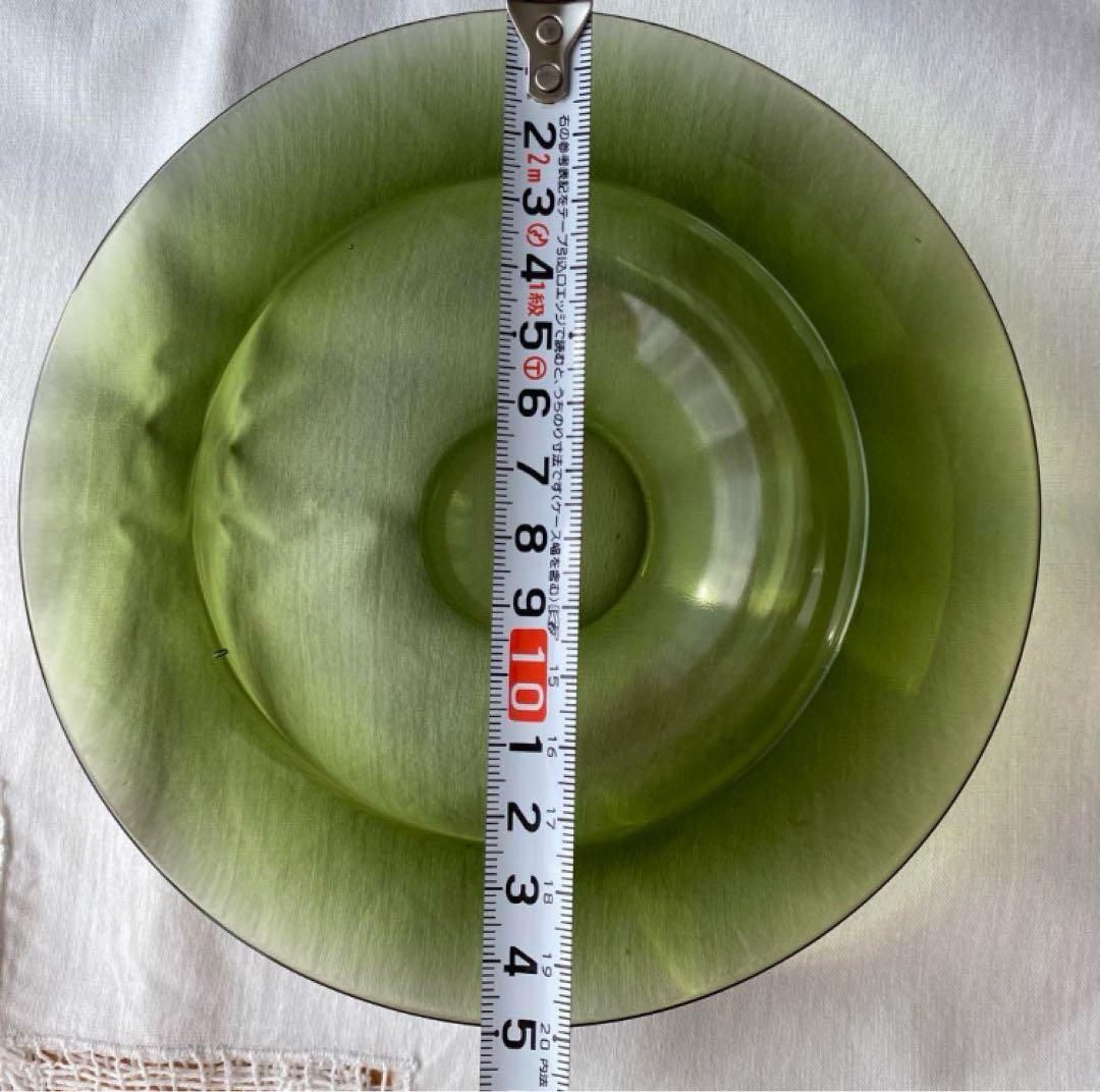 佐々木ガラス 竹内伝治 ガラスボウル 灰皿 2個セット グリーン