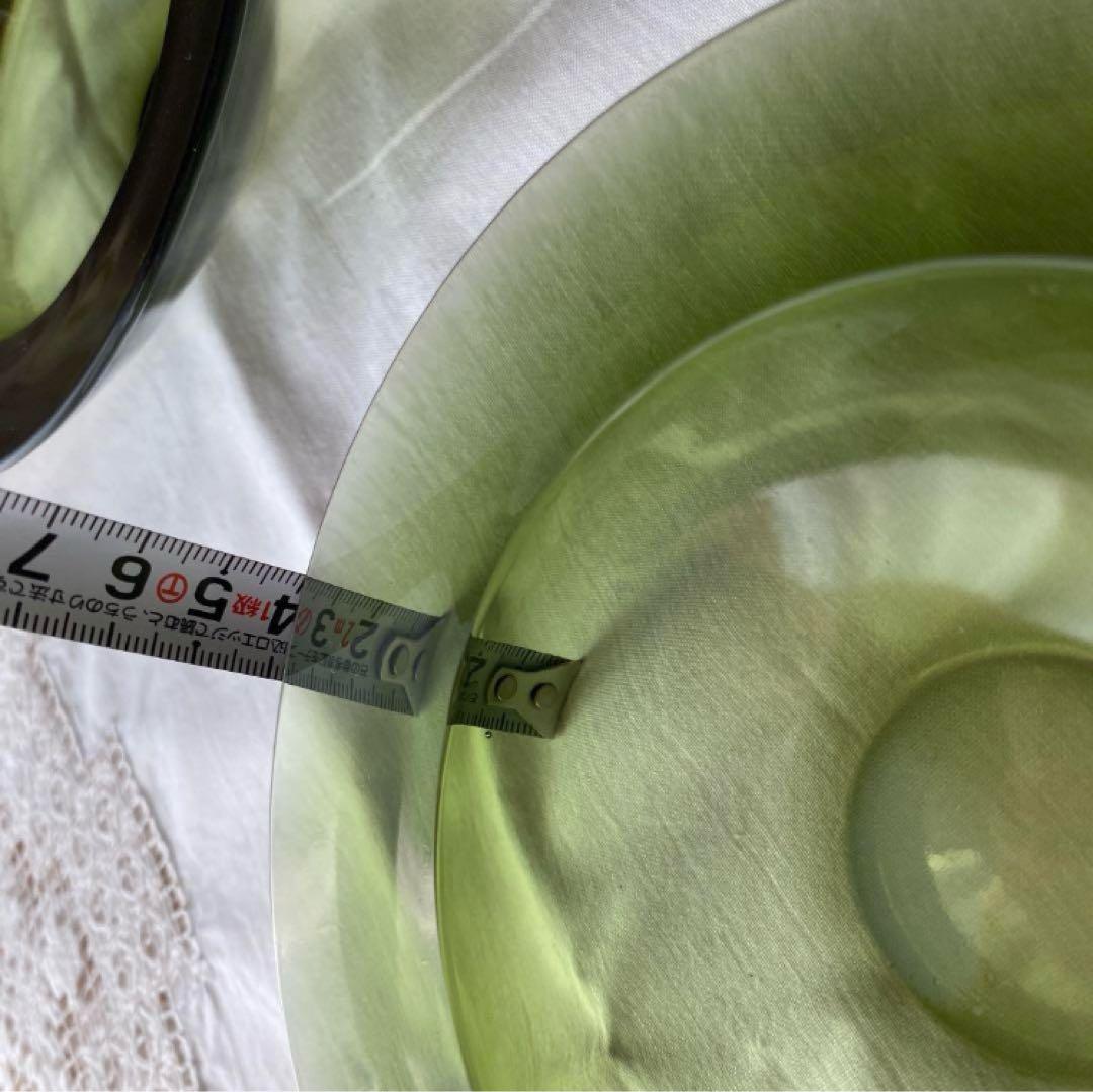 佐々木ガラス 竹内伝治 ガラスボウル 灰皿 2個セット グリーン