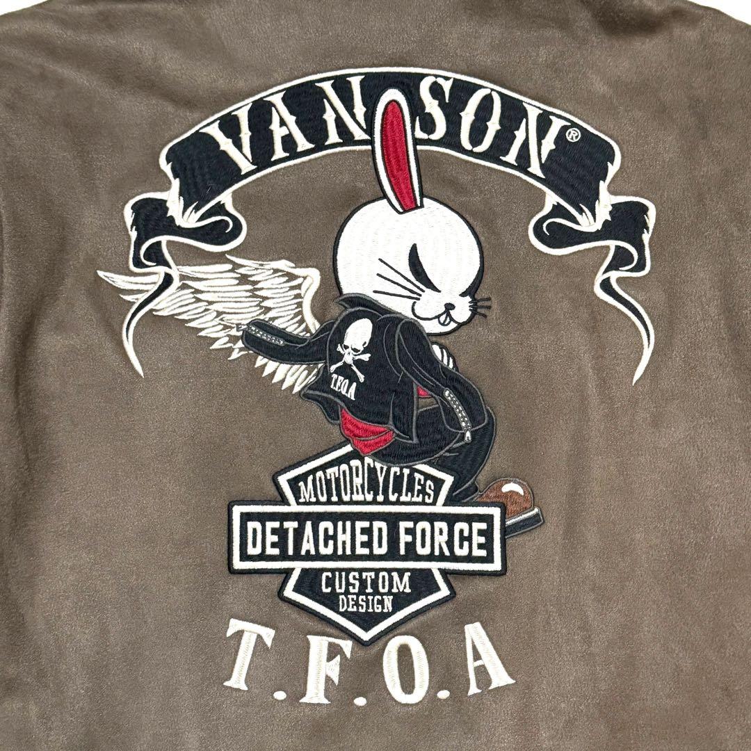 VANSON クローズ WORST コラボ デスラビット 刺繍 ジャケット