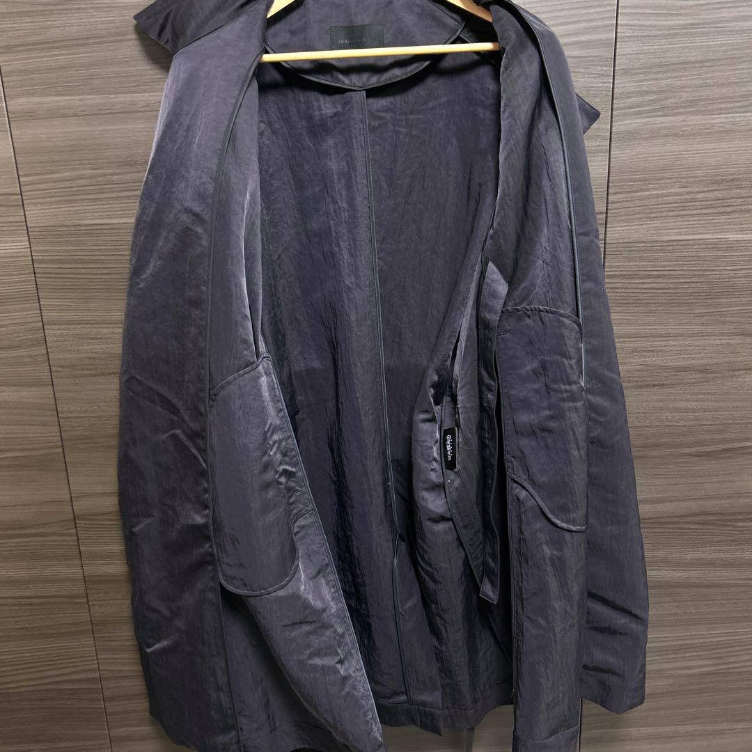 junhashimoto NYLON LONG COAT ネイビー サイズ5