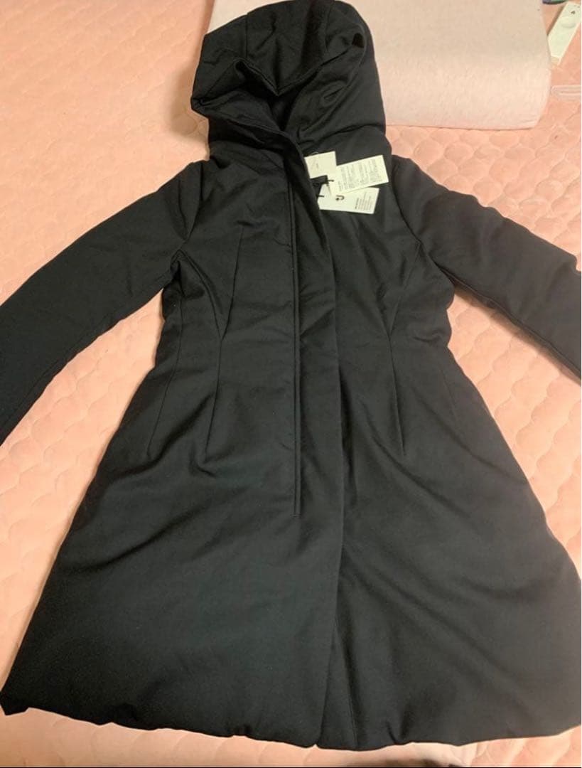 7日までユニクロ　ロングコート WOMENウールブレンド ダウンコート＋J