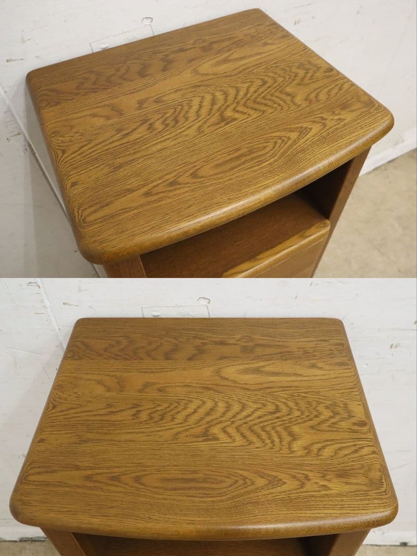 【浜本工芸】ナラ材・電話台・サイドチェスト