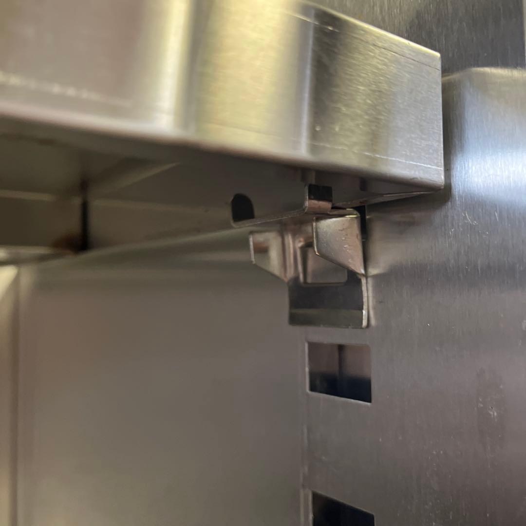 【送料込み】【直接引取り可能】【⚠️注意点有り】SUNWAVEステンレス製食器棚