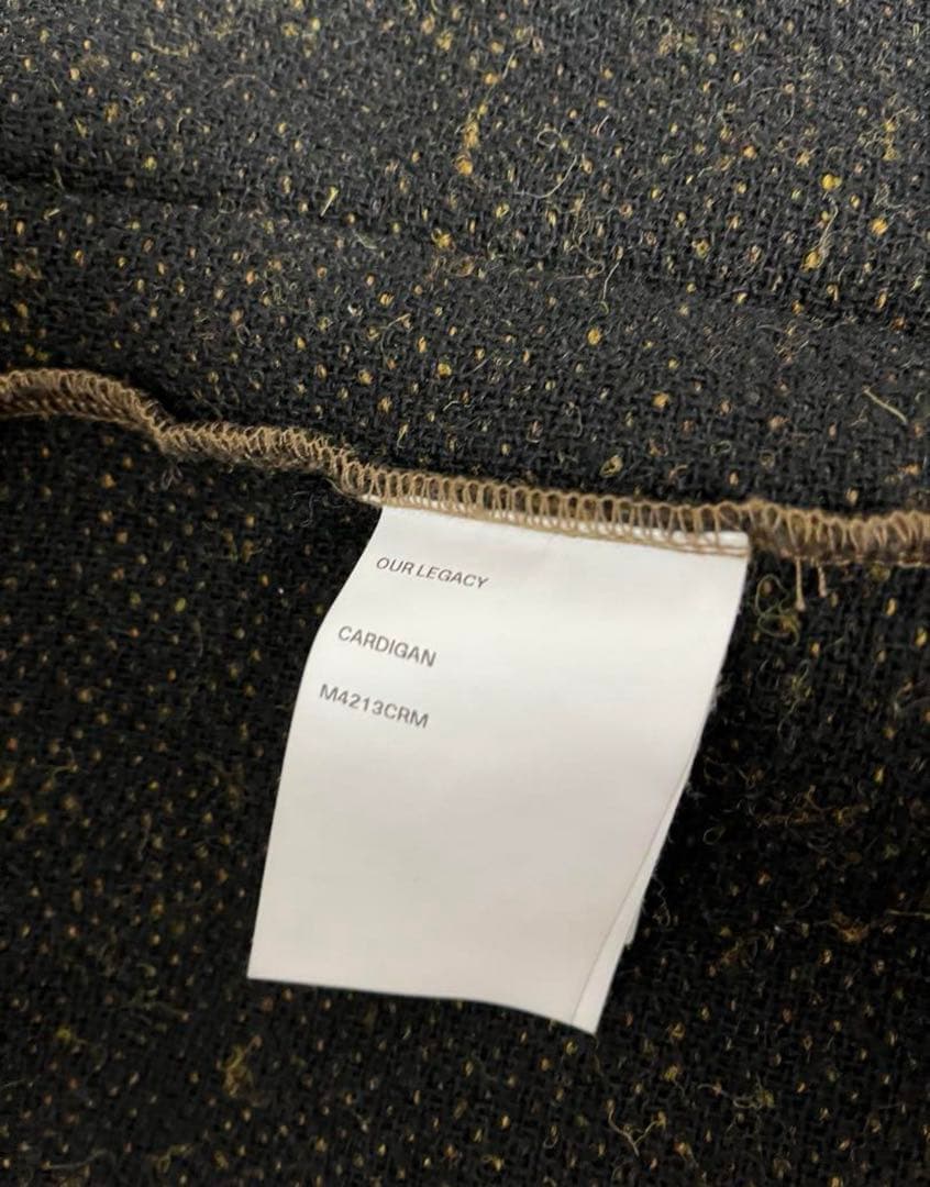 トップス our legacy olive mohair cardigan 44